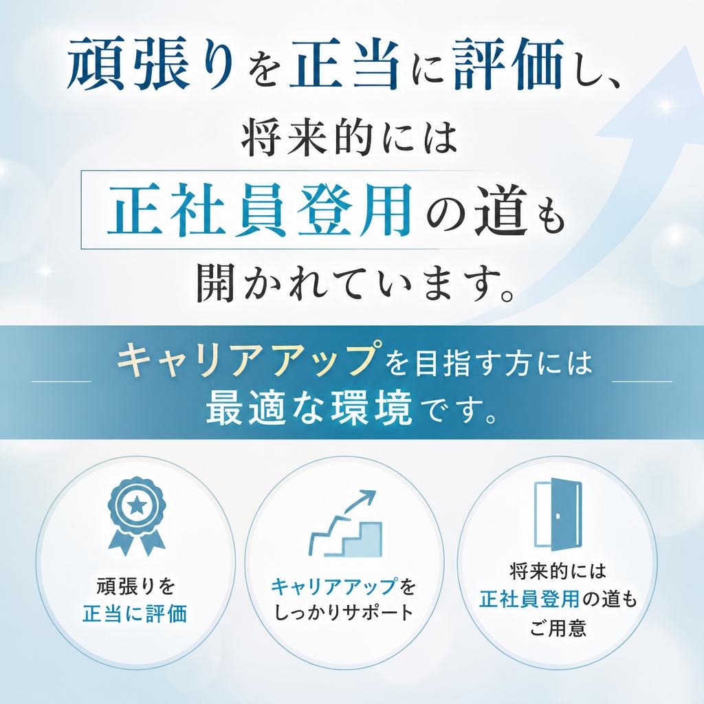 2. 正社員登用を目指す方に